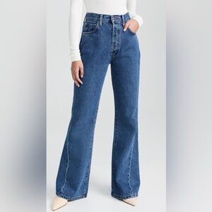 NWT Favorite Daughter Valentina High Rise Flare Leg Jean in Montreal— Size 31